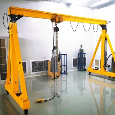 10 Ton Mobile Gantry Crane with Heavy-Duty Steel Frame