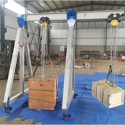 10 Ton Mobile Gantry Crane with Heavy-Duty Steel Frame