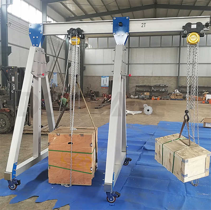 Mobile Gantry Crane with Electric Trolley – Remote Control Option