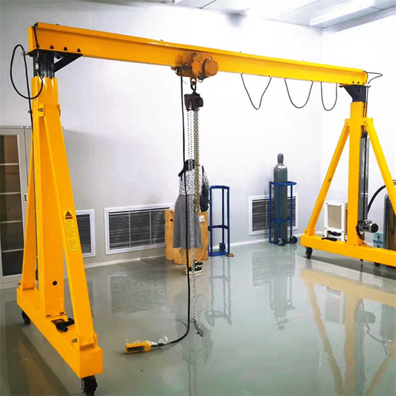 Mobile Gantry Crane with Electric Trolley – Remote Control Option