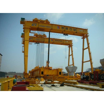 Rail-Guided Gantry Crane for Efficient Rail Freight Logistics