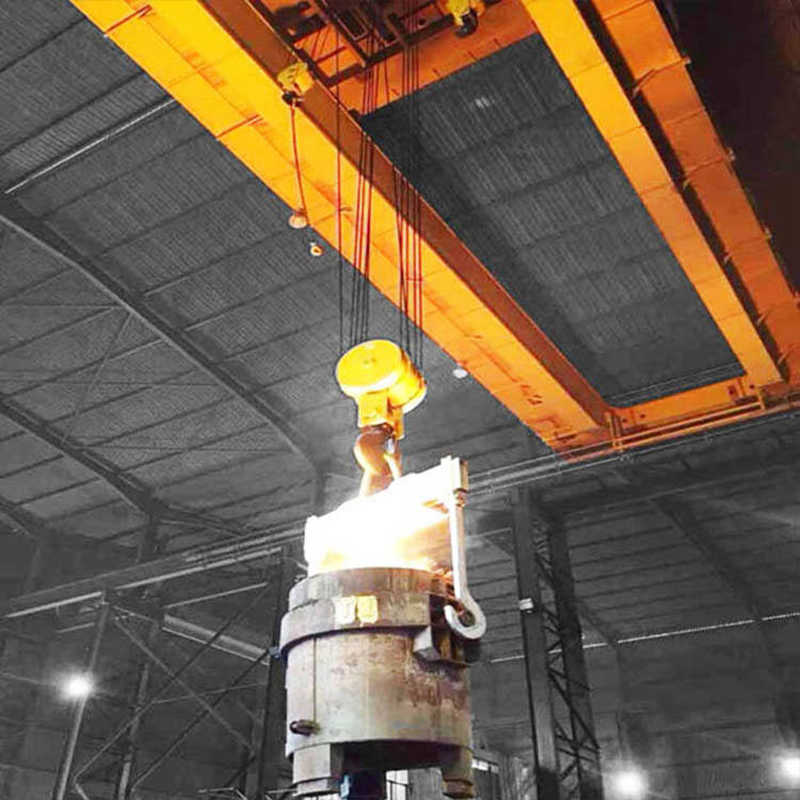 Heat-Resistant Double Beam Bridge Crane - For Metallurgical Applications
