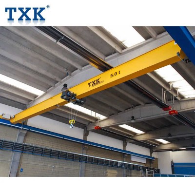 10-32 Ton Heavy Duty Single Girder EOT Crane for Warehouses