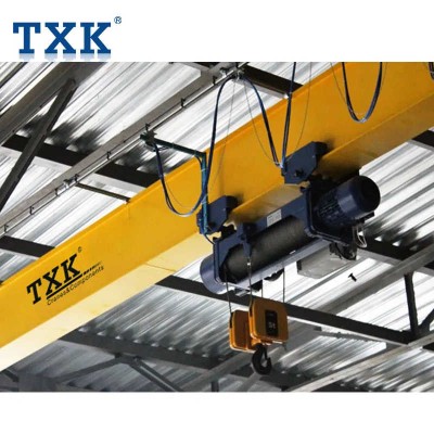 10-32 Ton Heavy Duty Single Girder EOT Crane for Warehouses
