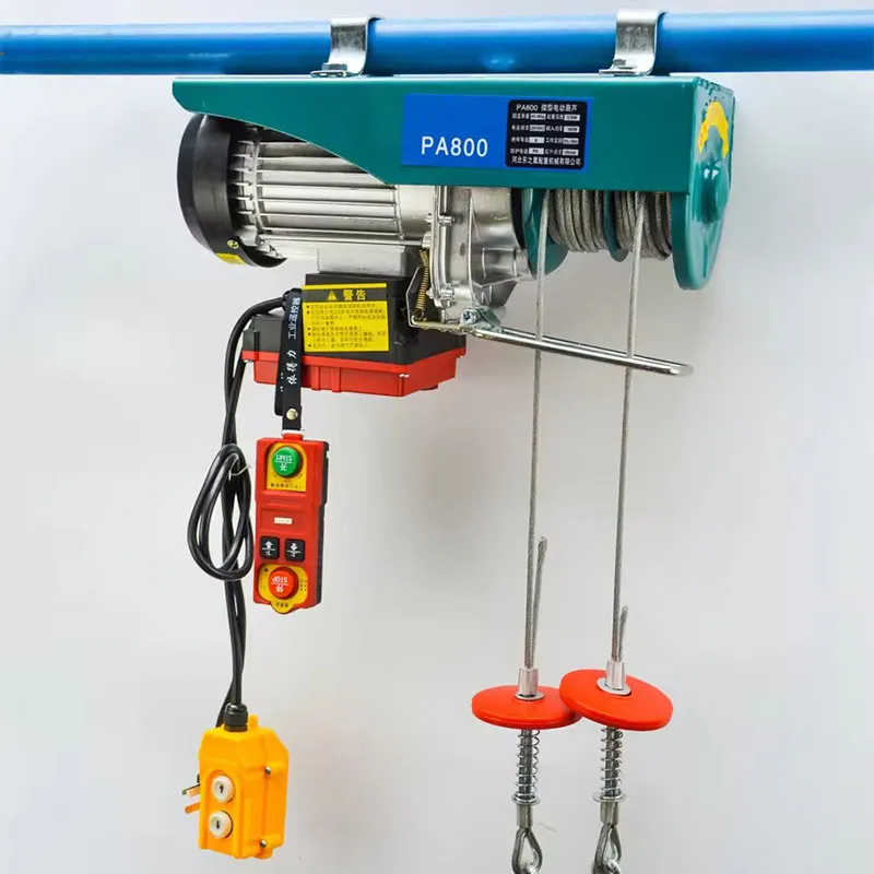 1 Ton Light Duty Electric Chain Hoist 220V - Garage & Warehouse Use