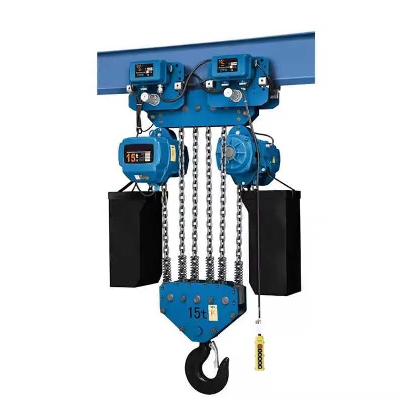 1-1.5 Ton 220V Electric Chain Hoist with Variable Speed Control