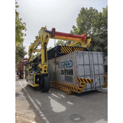 60T Heavy-Duty Electric Straddle Carrier | Eco-Friendly Port & Yard Handling