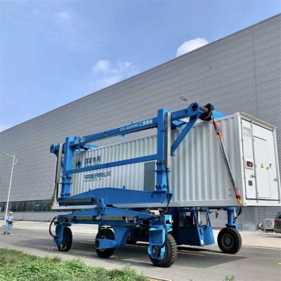 Workshop-Friendly Mobile Straddle Carrier | Customizable for Container Yards