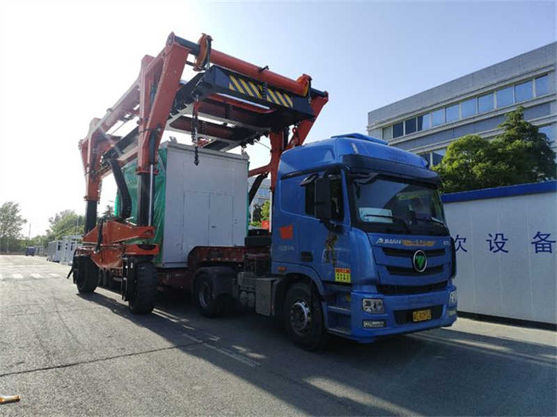 60T Rubber-Tired Straddle Carrier | High Stability for Heavy Module Lifting