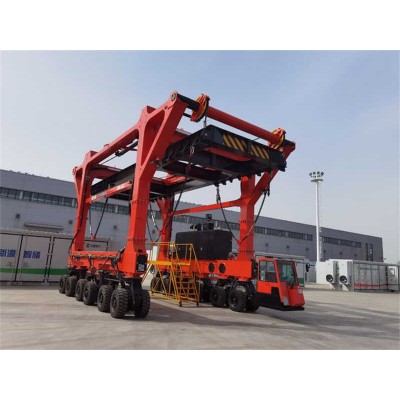 60T Mobile Gantry Crane for Precast Concrete Slab Installation