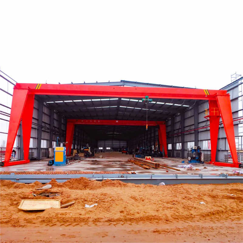Remote Control Single Girder Gantry Crane | Wireless Operation & Safety Lock