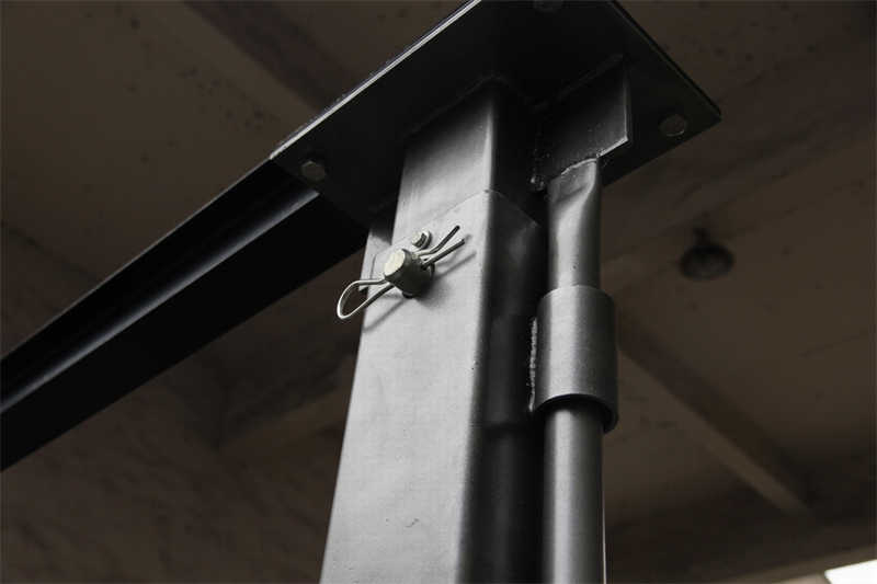 Telescoping Engine Hoist Gantry Crane 1 Ton Mobile Adjustable for Auto Repair