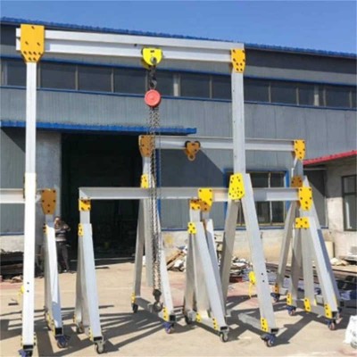 Heavy-Duty Mobile Gantry Crane 5-10 Ton Single Girder Steel Frame