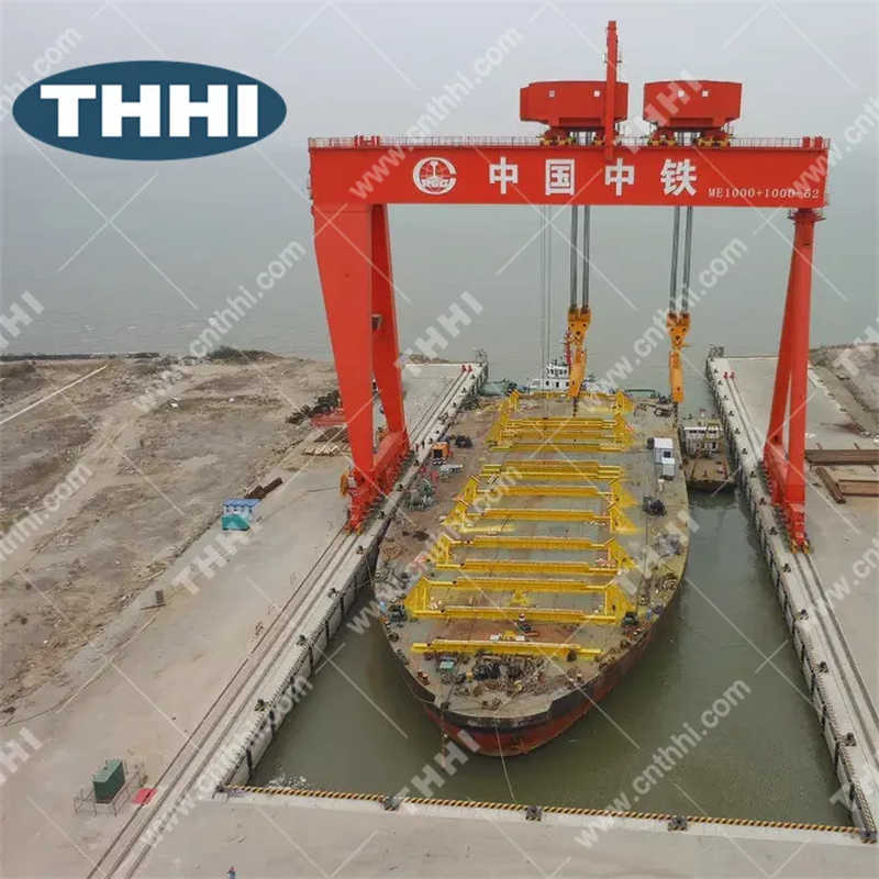 Mobile Shipyard Gantry Crane 5-50 Ton - Flexible Positioning Solution