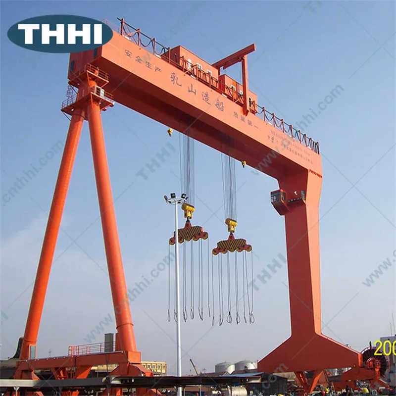 Mobile Shipyard Gantry Crane 5-50 Ton - Flexible Positioning Solution