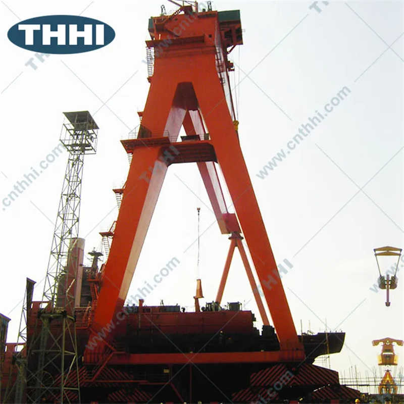Multi-Function Shipbuilding Gantry Crane - Integrated with Assembly Platform