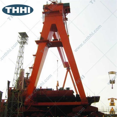 Multi-Function Shipbuilding Gantry Crane - Integrated with Assembly Platform