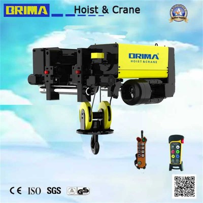 Brima 5ton 12m Lifting Single Girder European Electric Wire Rope Hoist