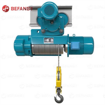 Low Headroom Electric Wire Rope Hoist 15-40 Ton - Design for Workshops