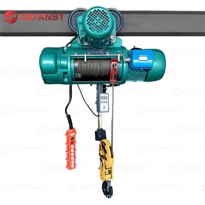 Steel Plate Lifting Electric Wire Rope Hoist 20-50 Ton - Reinforced Drum Design
