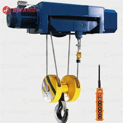 Variable Frequency Electric Wire Rope Hoist 0 Ton - Smooth Start/Stop Control