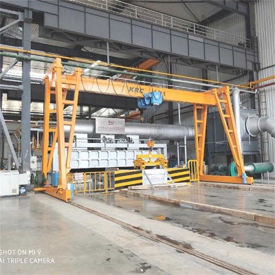KRC 100 Ton Double Girder Gantry Crane Robust Design for Heavy Material