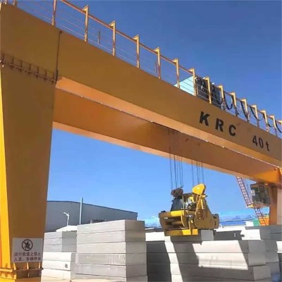 KRC Remote-Controlled Double Girder Gantry Crane – Wireless Operation