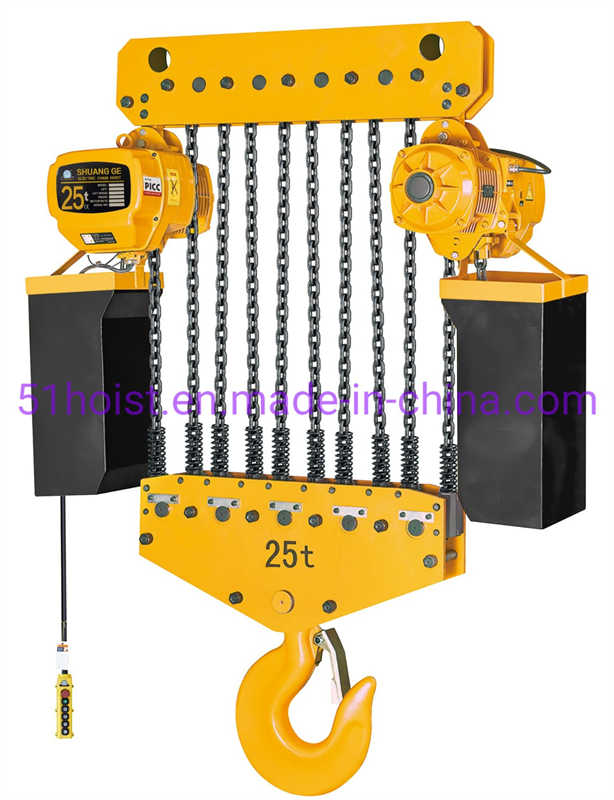 1 Ton Double Speed Electric Chain Hoist (8/0.8m/min) - Precision Control