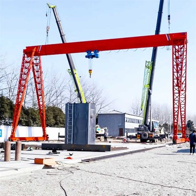 20 Ton Single Girder Gantry Crane - Heavy-Duty Lifting for Construction Sites