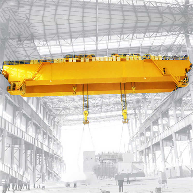 Double Girder Foundry Crane - Heat-Resistant 15-75 Ton with Ladle Handling