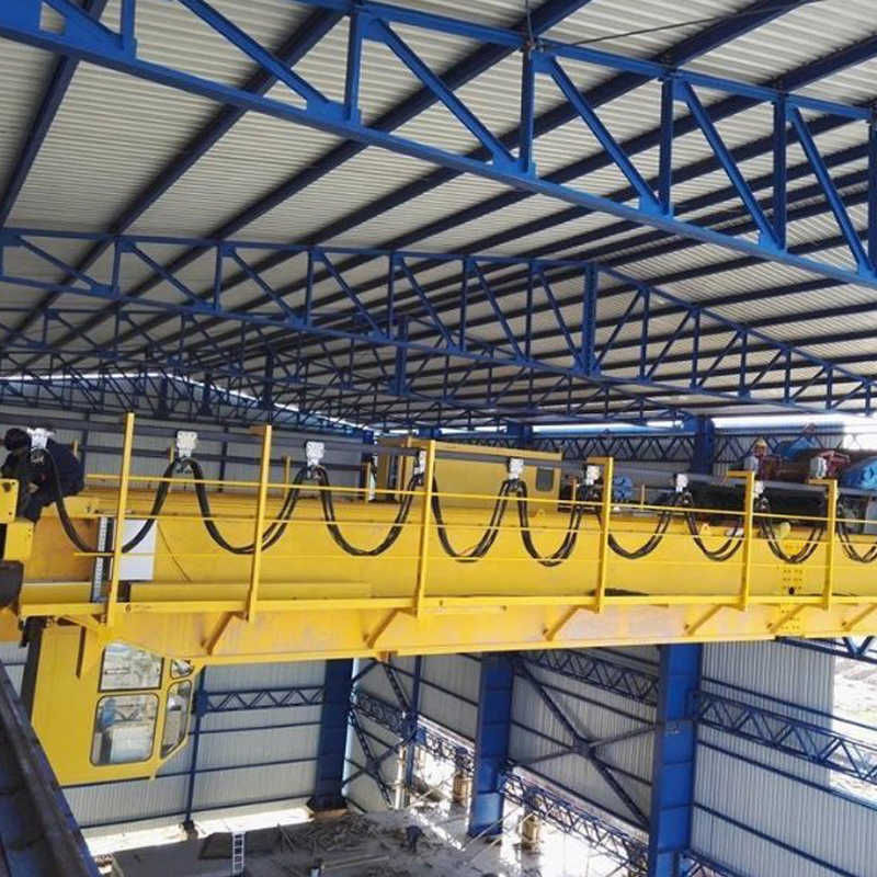 Double Girder Foundry Crane - Heat-Resistant 15-75 Ton with Ladle Handling