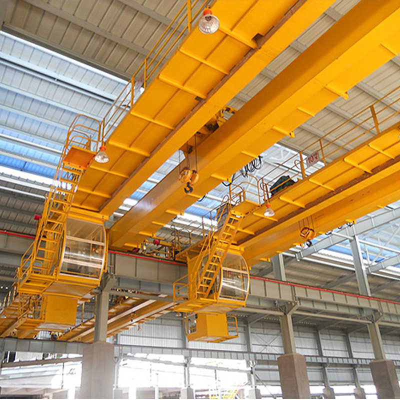 Double Girder Foundry Crane - Heat-Resistant 15-75 Ton with Ladle Handling