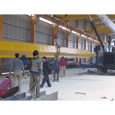 Low Headroom Double Girder Overhead Crane – Space-Saving for Workshops