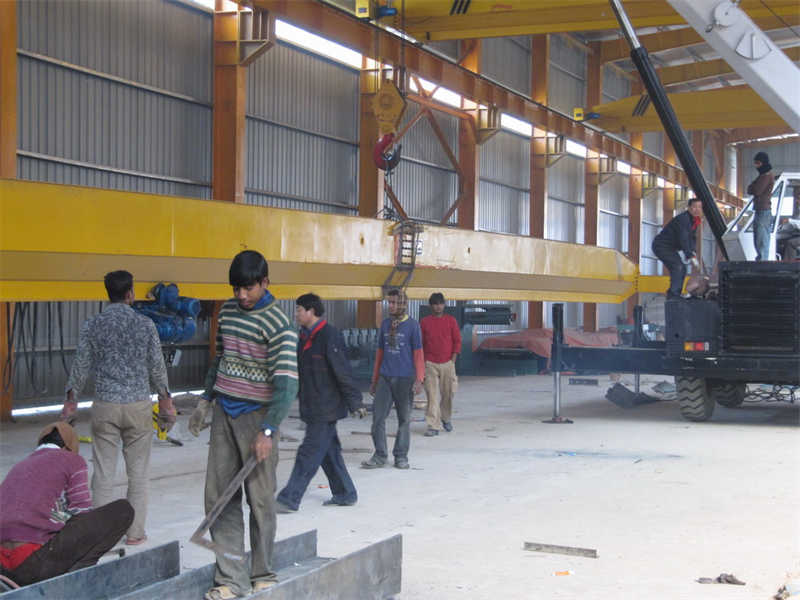 10-200 Ton Double Girder Overhead Crane – Customizable for Power Plants