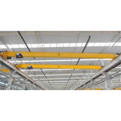 High-Quality European Design Double Girder Bridge Crane with Heavy-Duty Hook