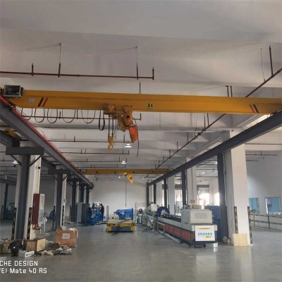 Customizable 2-10 Ton Single Girder EOT Crane – Adjustable Span Lifting Height