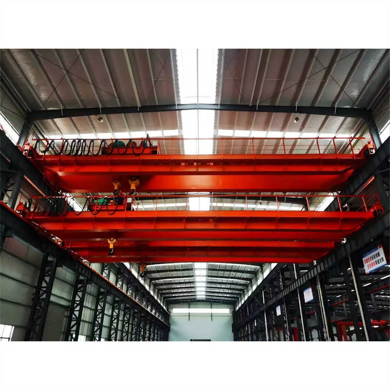 High Speed 10T Double Girder Crane Fast Material Handling for Production Lines