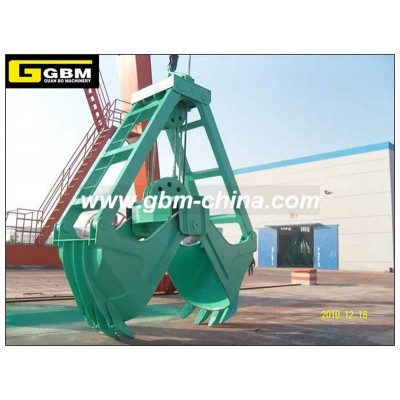 Waste Handling Grapple Bucket Reinforced Tines for Scrap Recycling Operations