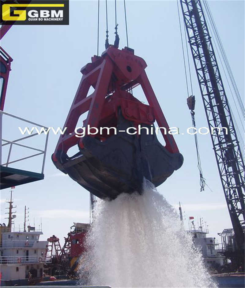 Waste Handling Grapple Bucket Reinforced Tines for Scrap Recycling Operations