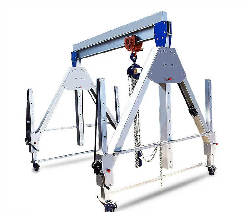 1-10 Ton Small Portal Gantry Crane Hand Push & Electric Options for Easy Lifting