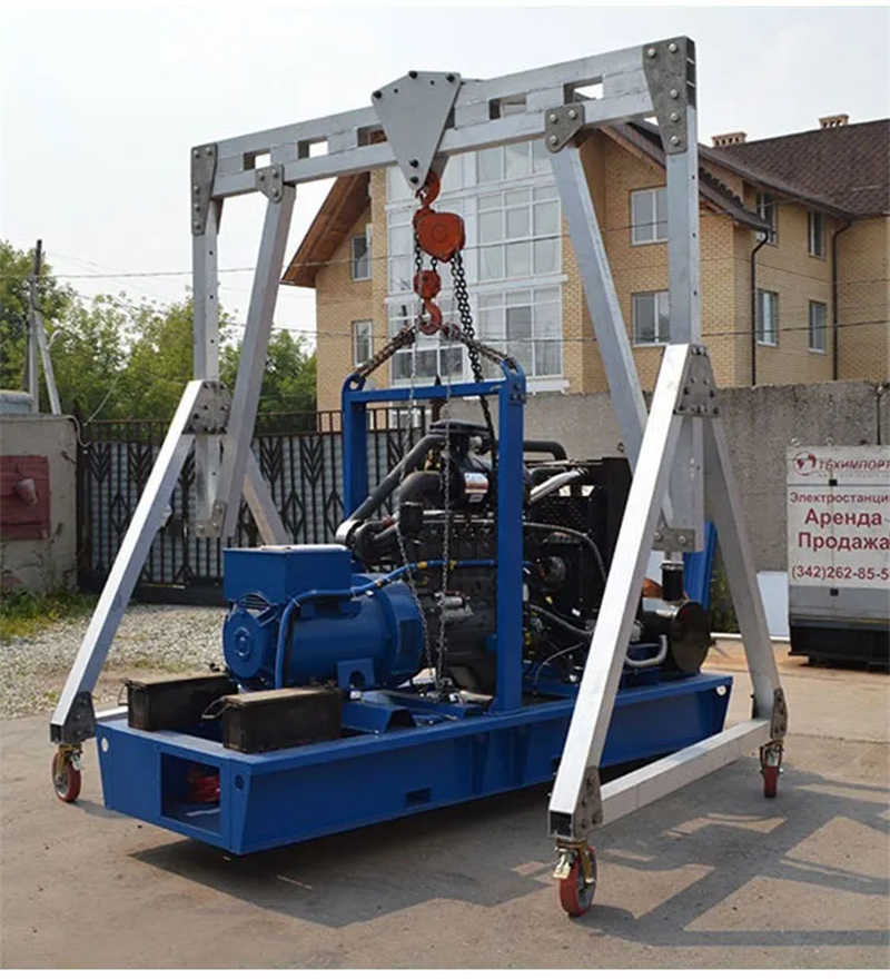 Lightweight Manual Gantry Crane – Customizable Export Model for Warehouses