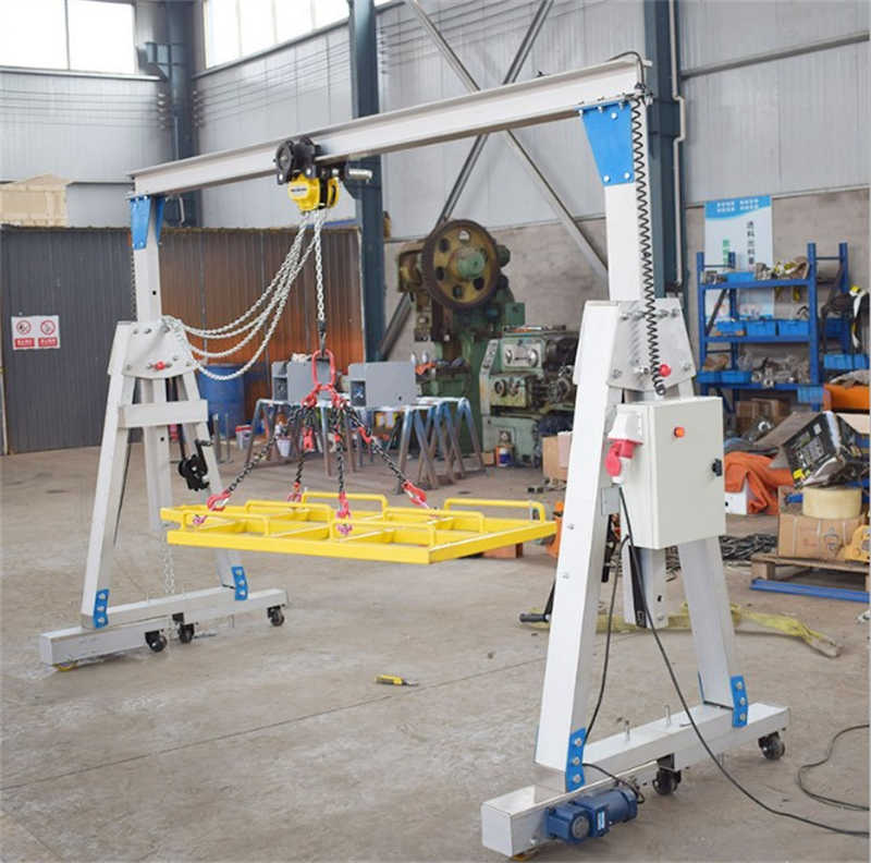 Electric Small Gantry Crane – 2-5 Ton Capacity, Ideal for Workshops