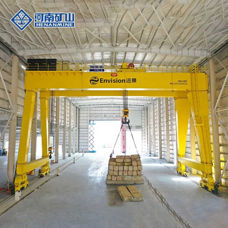 MG-Type Double Girder Goliath Crane - Rail Mounted for Heavy Loads