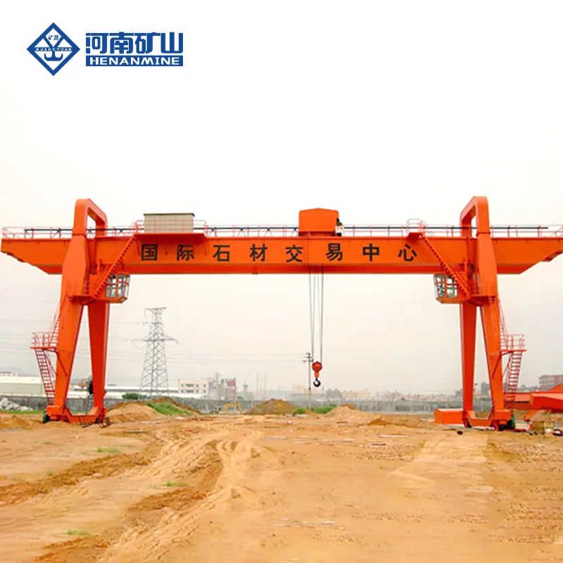 MG-Type Double Girder Goliath Crane - Rail Mounted for Heavy Loads