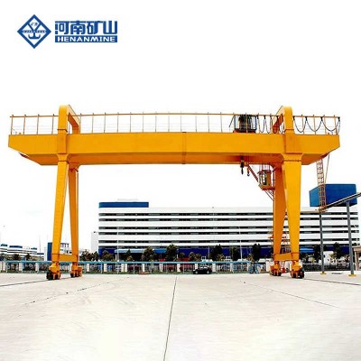 30-80T Rail Mounted Goliath Crane for Power Plant Equipment Maintenance