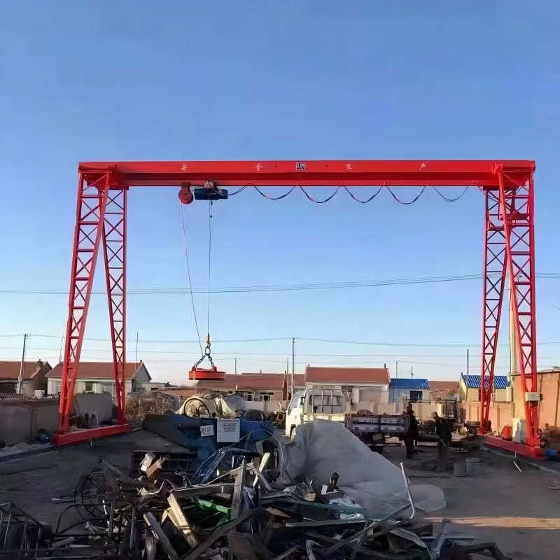 Light Duty 2 Ton Mobile Gantry Crane Electric Single Girder for Small Factories