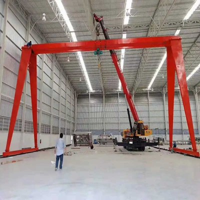 15 Ton Single Girder Mobile Gantry Crane | Electric Drive & Outdoor Use
