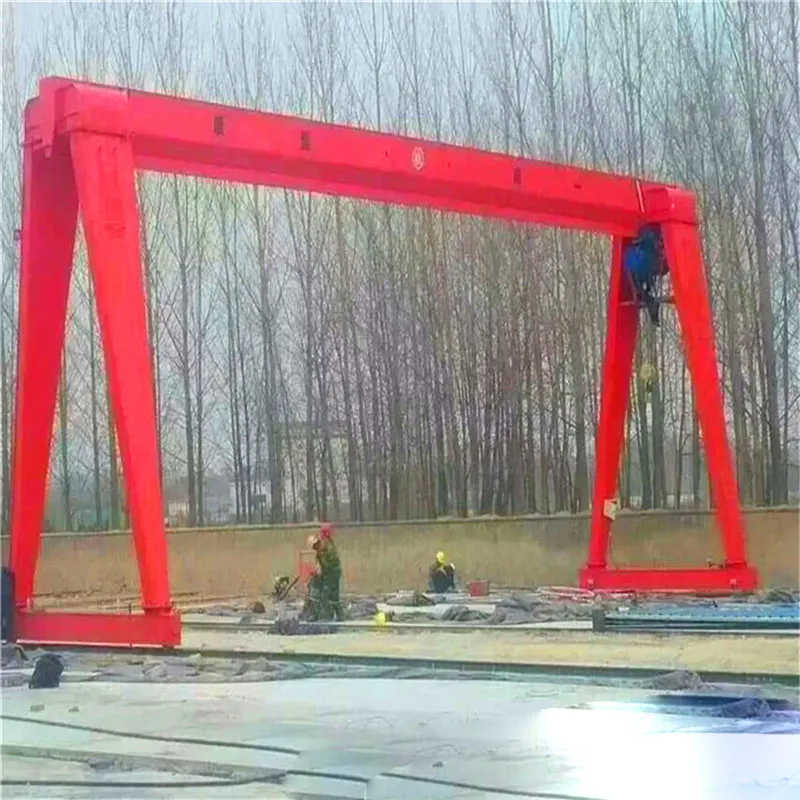 15 Ton Single Girder Mobile Gantry Crane | Electric Drive & Outdoor Use