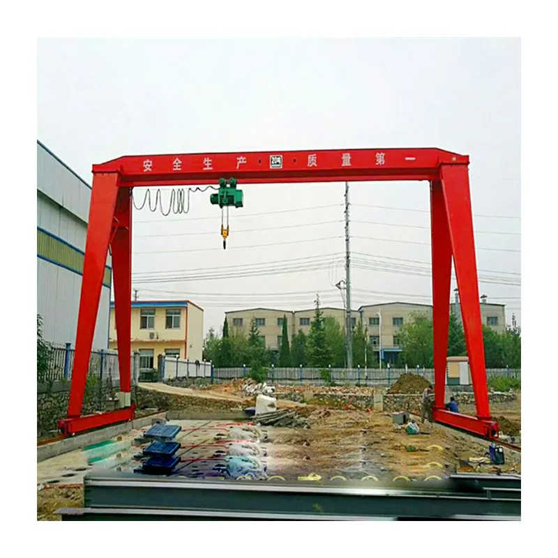 15 Ton Single Girder Mobile Gantry Crane | Electric Drive & Outdoor Use