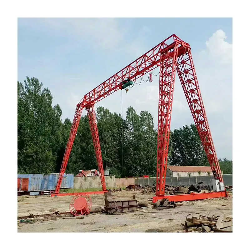 15 Ton Single Girder Mobile Gantry Crane | Electric Drive & Outdoor Use